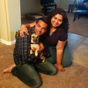 Our first picture as family taken October 5th, 2015.